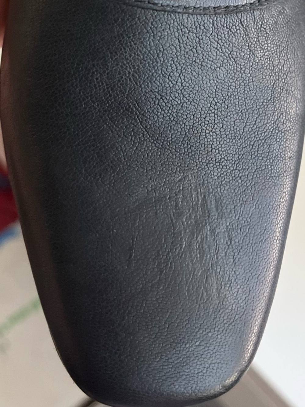 Franco Sarto Black Leather Block Heel Pumps 6M - Picture 11 of 16